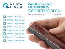 Waterline for ships & submarine 0.6 mm